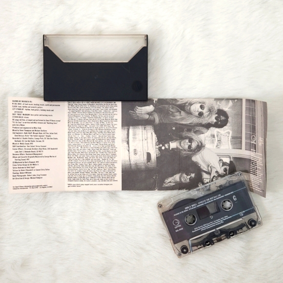 Guns 'N Roses Appetite For Destruction (1987) Long Inlay (M5G24148) Cassette - Picture 6 of 15